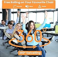 Vista 6 de Office Chair Cylinder Replacement - Heavy Duty Class 4 Hydraulic Pneumatic Gas Lift Cylinder(12" to 18" Adjustable, 1000 lbs Capacity) - Universal