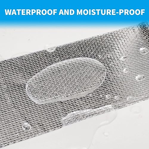 Miniatura 21 de Cinta de protección térmica de fibra de vidrio aluminizada de 1 pulgada x 65 yardas, cinta de barrera térmica reflectante autoadhesiva resistente al