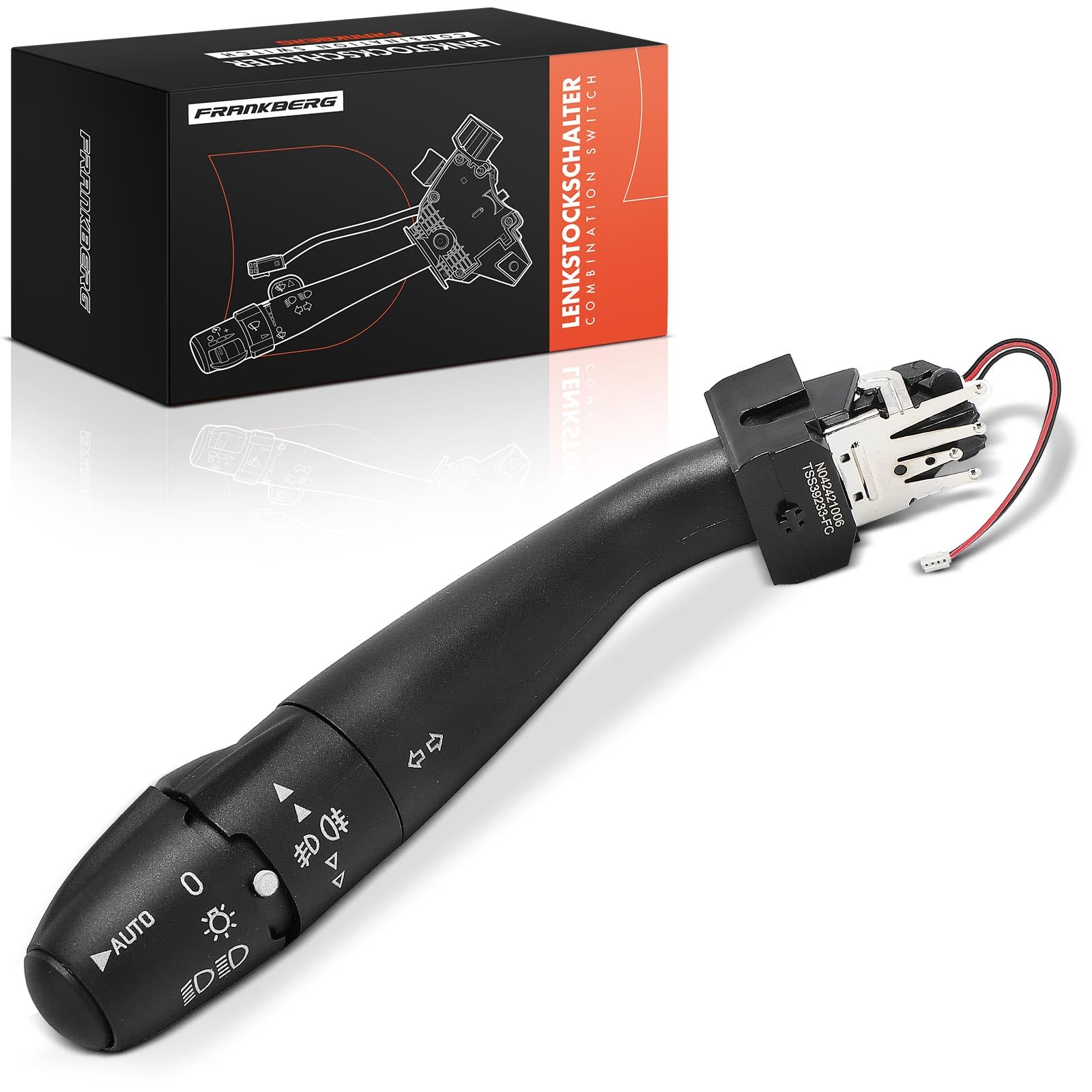 Frankberg Commutateur combiné, commutateur de colonne de direction, 4 | 96530930XT; Compatible avec: Plateau/châssis Partner 5 G, Xsara N1, 406 Pause 8E/F, C5 Je casse DE, Fourgonnette 206