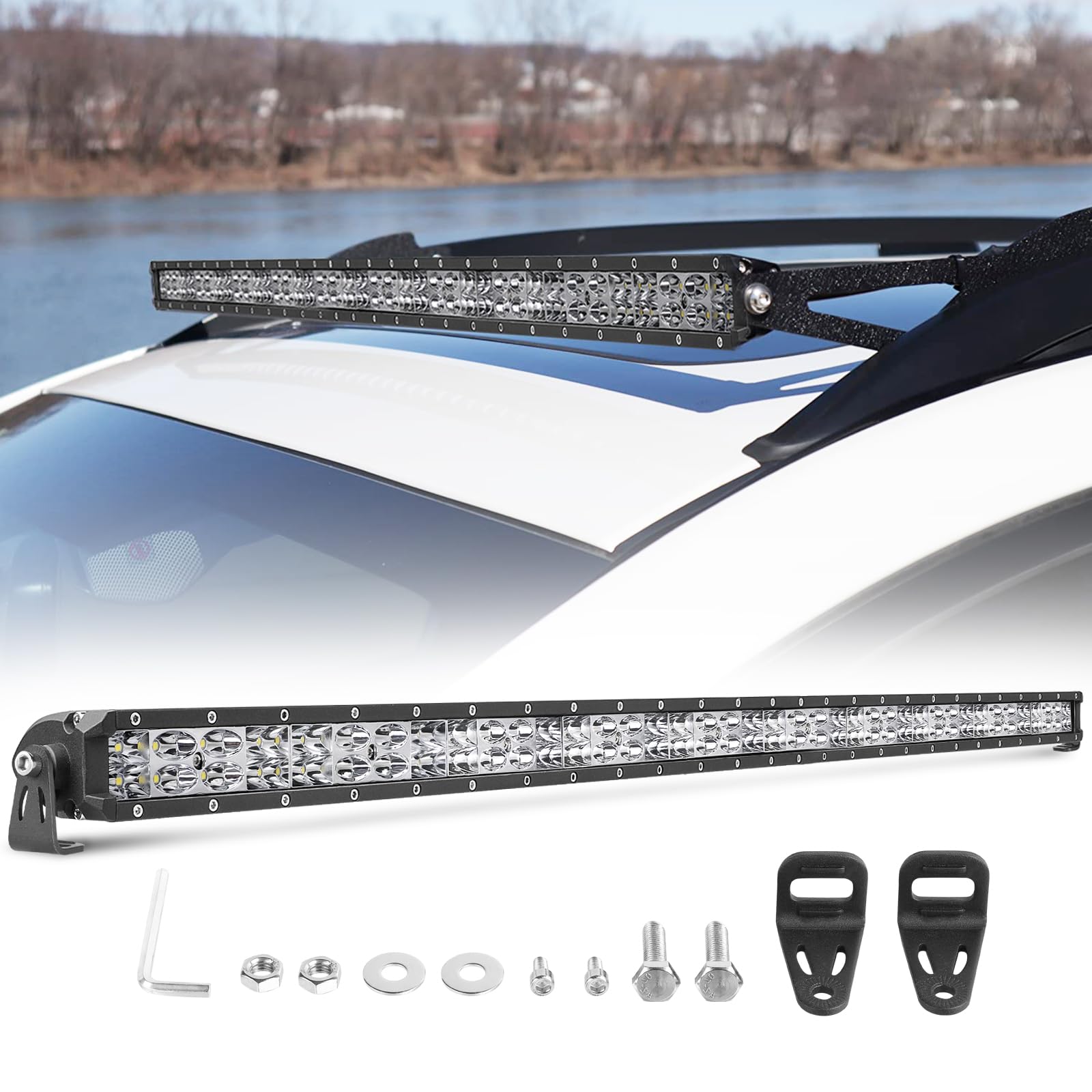 Lumimotor 40 inch slim dual row LED light bar