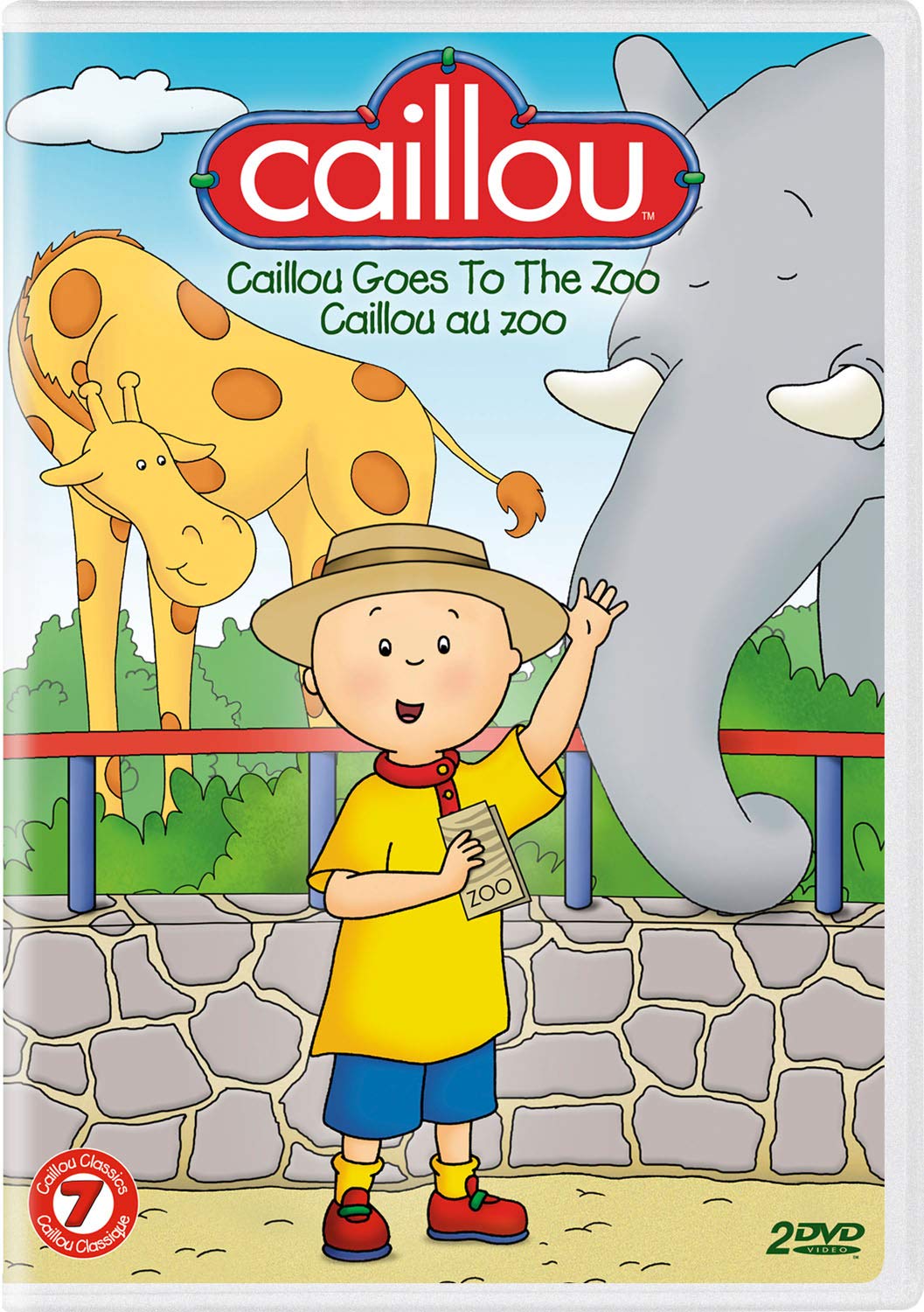 Caillou Cls V7:goes To The Zoo (Bilingual) [DVD]