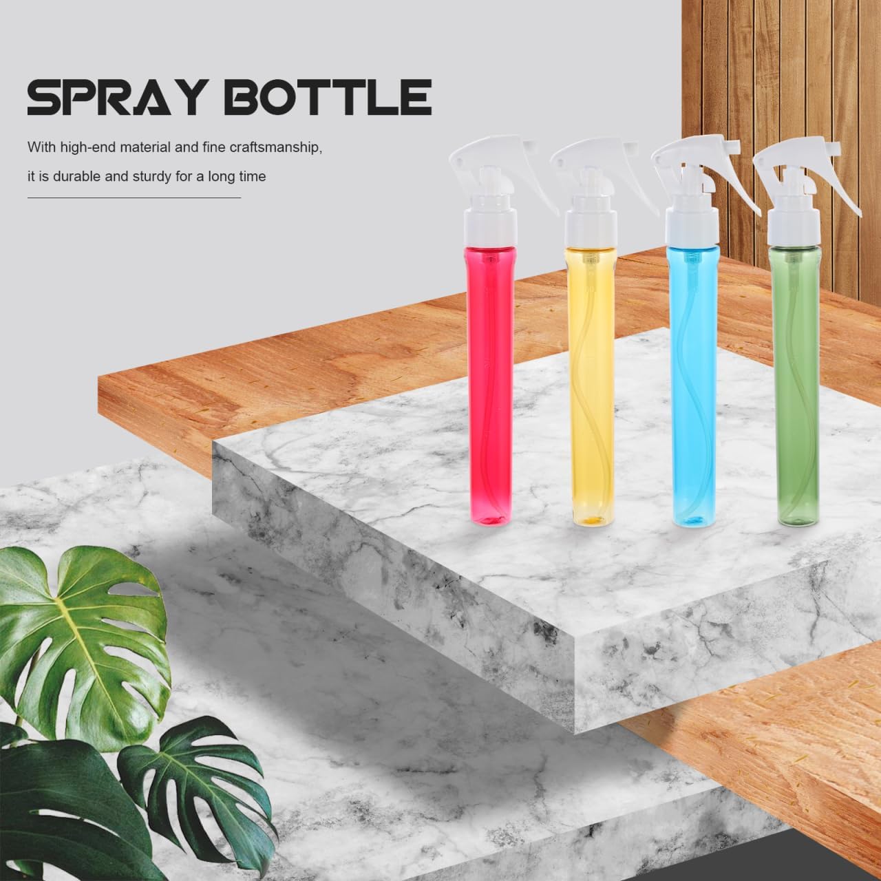 BESTYASH Thumb Spraying Bottles 4-Pack Pet Water Spray Kettle for Hair Moisturizing and Styling in Salon and Barber Shop