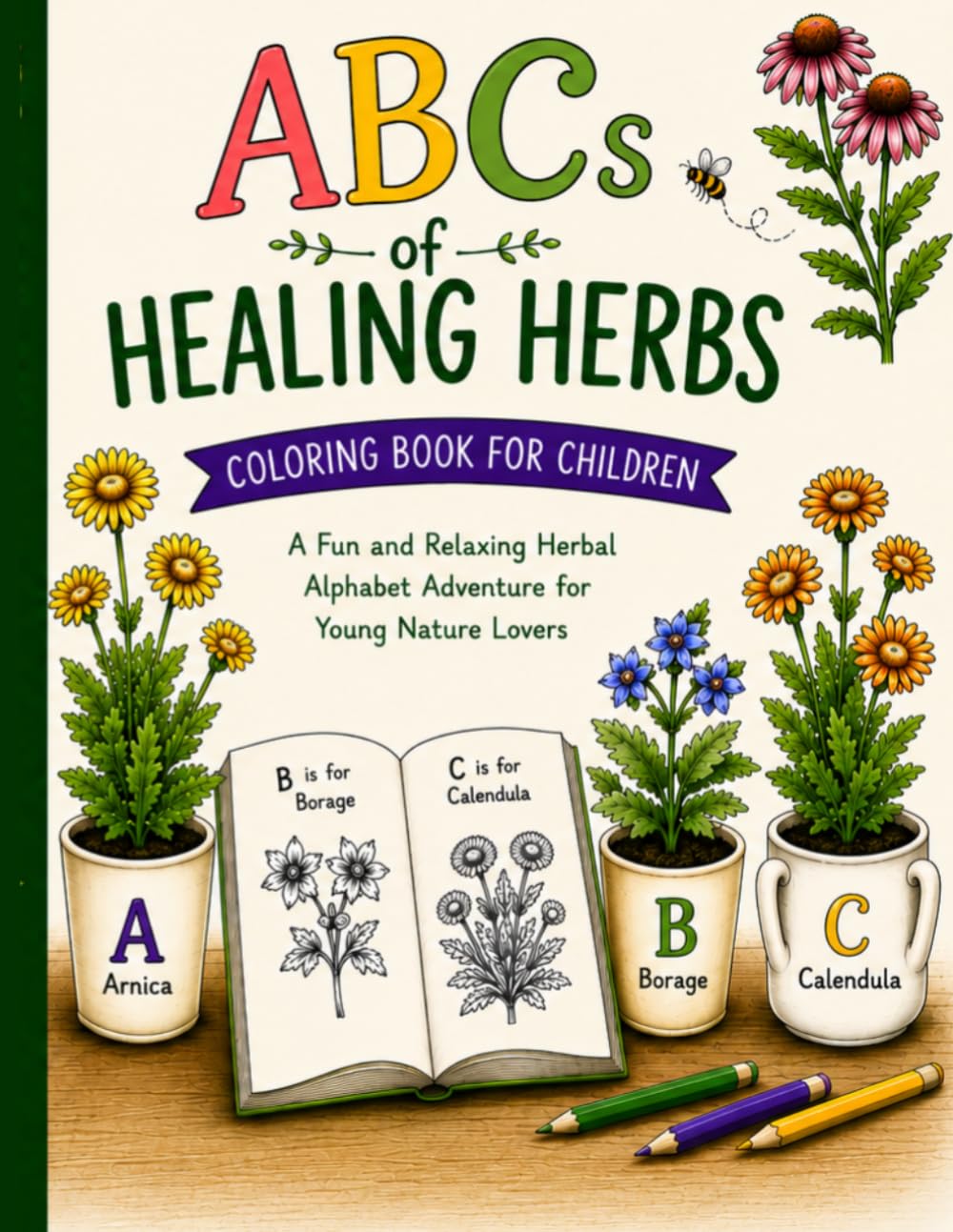 ABCs of Healing Herbs Coloring Book for Children
