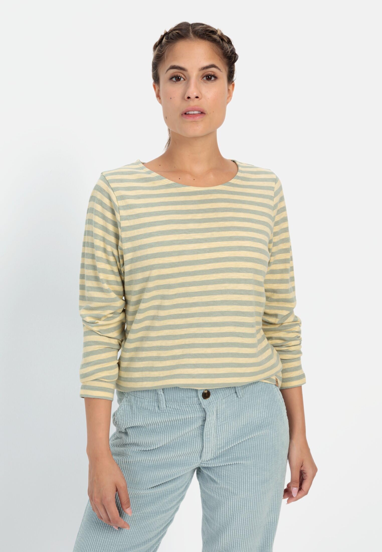 camel active Damen Streifenshirt aus Organic Cotton