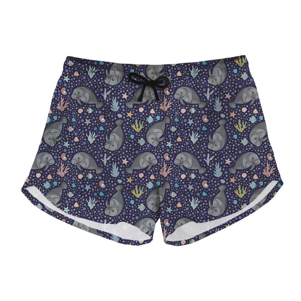 chaqlin Women Shorts Quick Dry Swim Trunks Bathing Suit Beach Shorts Drawstring Comfy Stretch Fitted Walk Short Clearance