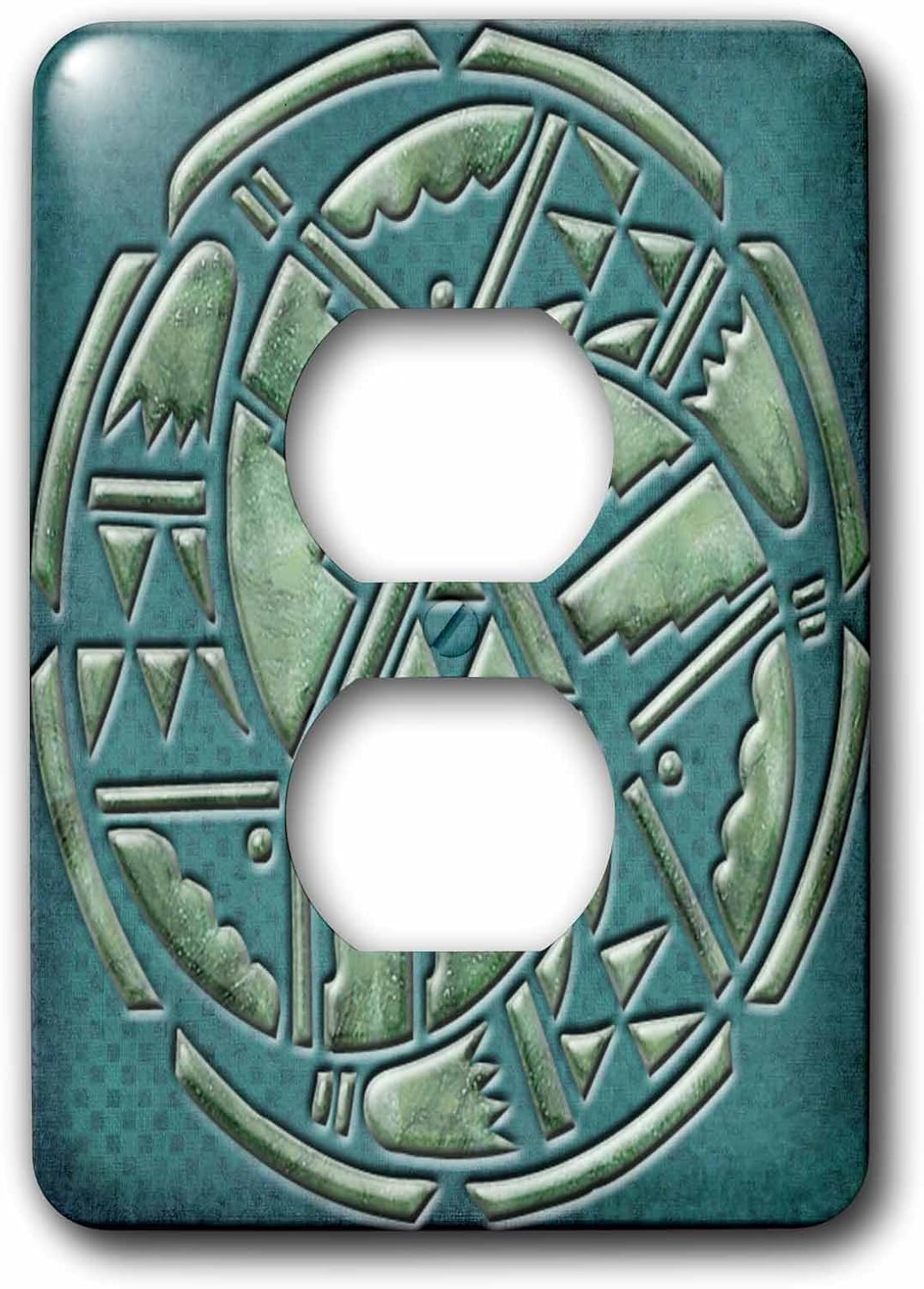 3dRose Designer One of A Kind Native American Art 2 plug outlet cover