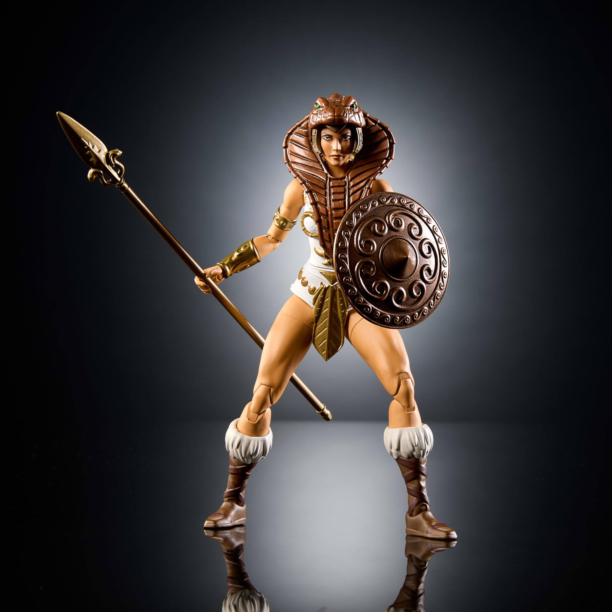 Masters of the Universe Masterverse Action Figure New Eternia Teela, 7 Inch MOTU Toy 30 Articulations, Removable Cobra Hood - Image 2