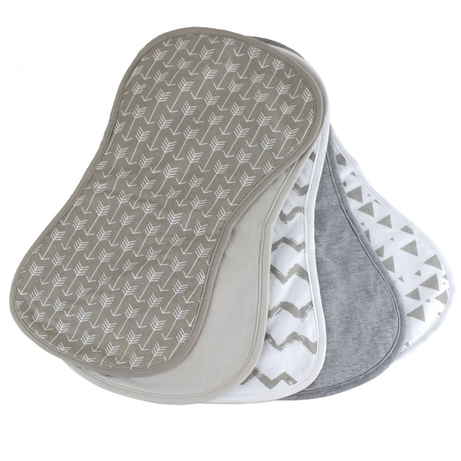Monsieur Bébé - Lot de 10 bavoirs bébé pour épaule 100% coton