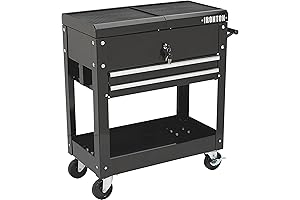 Ironton Tool Cart: Mechanic's Essential with Drawers and Wheels