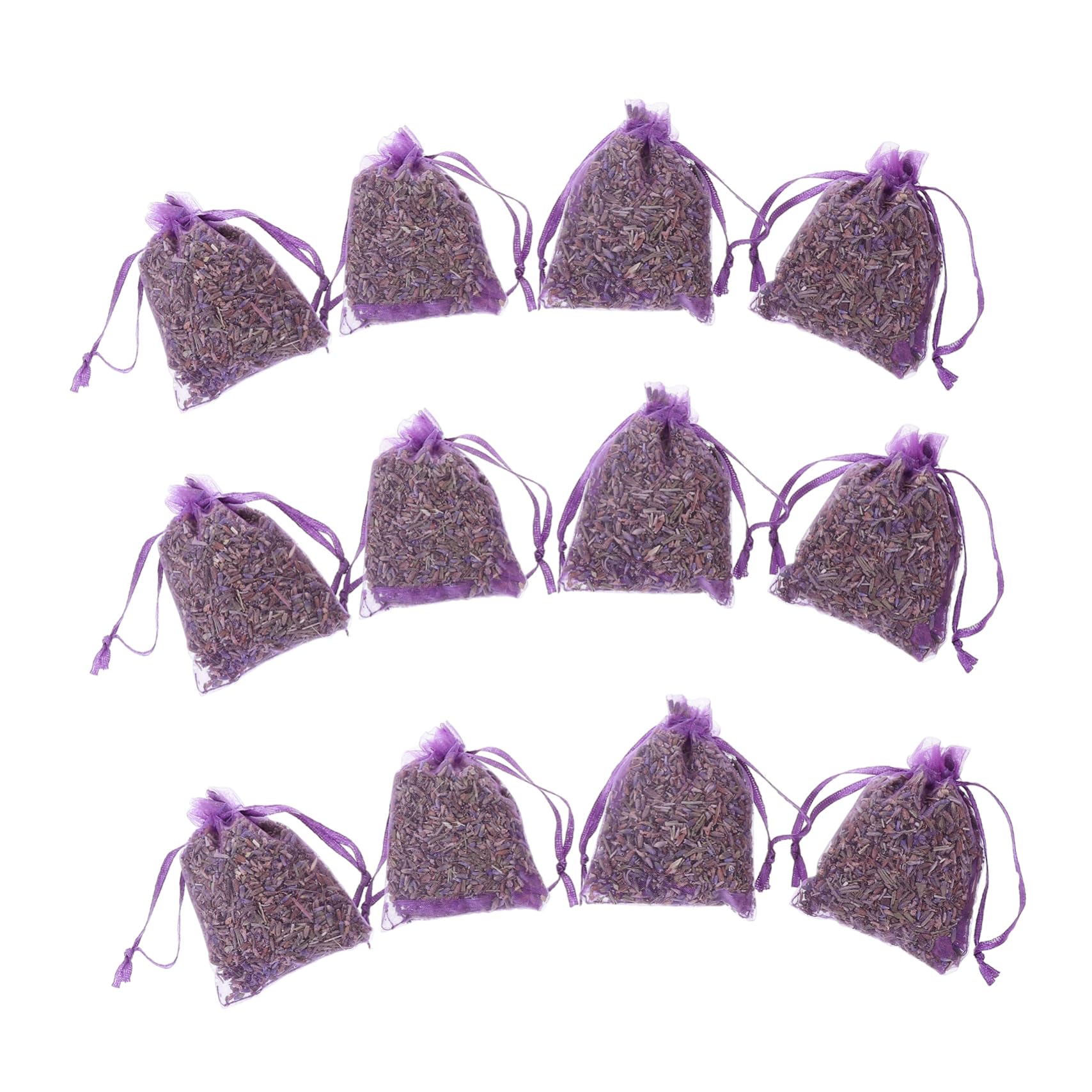 Alipis 3 Set Bustina di Lavanda Bustine Profumate per Guardaroba Profumato Nebbia Cuscino Lavanda e di Profumo di per Le Donne Essiccata Maglia 12 Pezzi * 3
