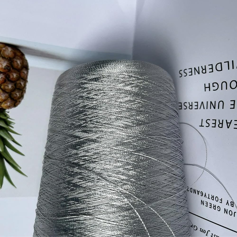 Fil de soie glacée anti-irritation pour tricot d'été et crochet fin