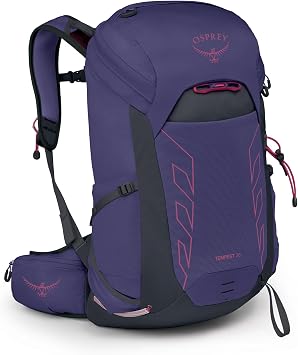 Osprey Tempest 26L Womens Lightweight Hiking Backpack, Purple OS