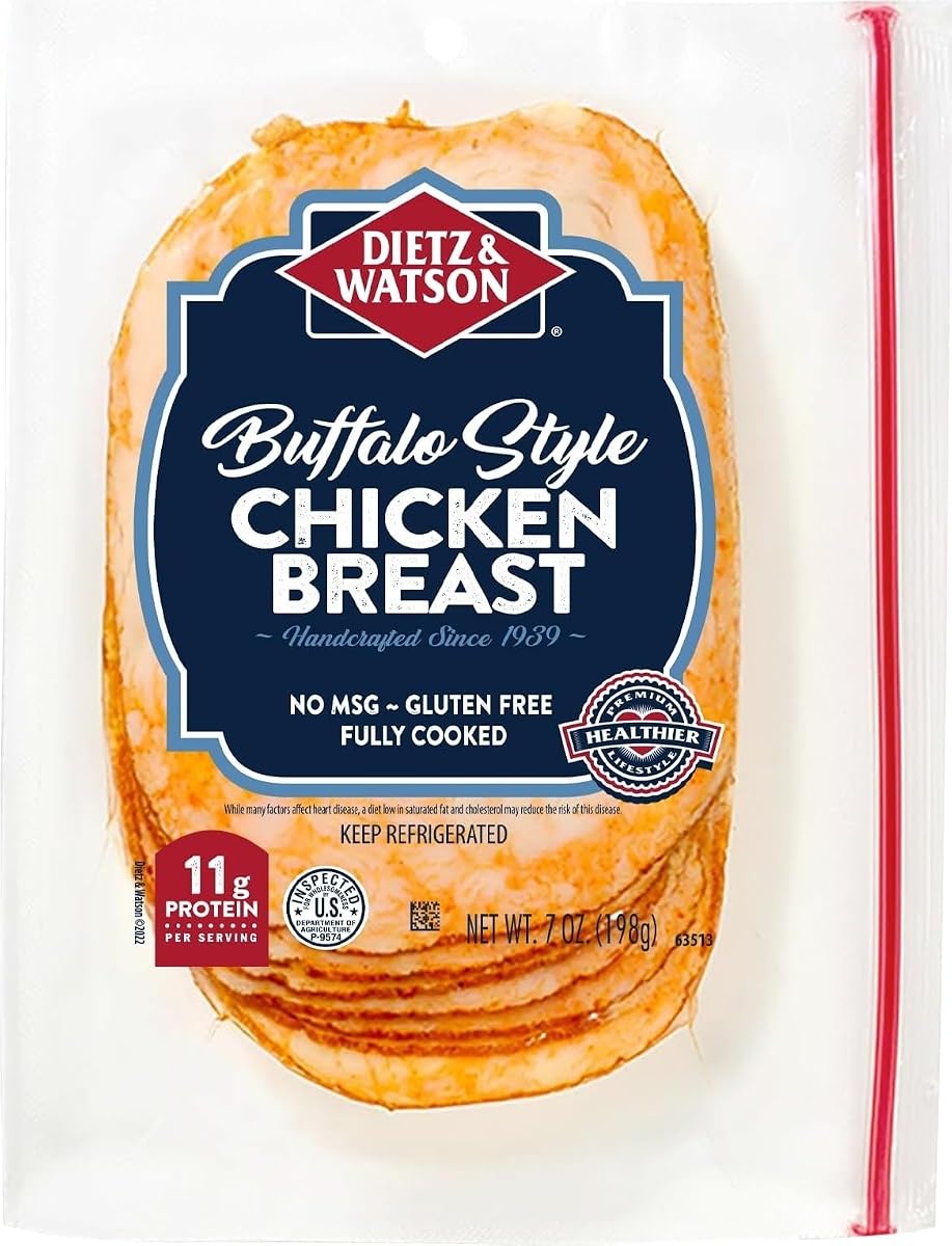 Dietz & Watson Pre-Sliced Buffalo Style Chicken, 7 oz