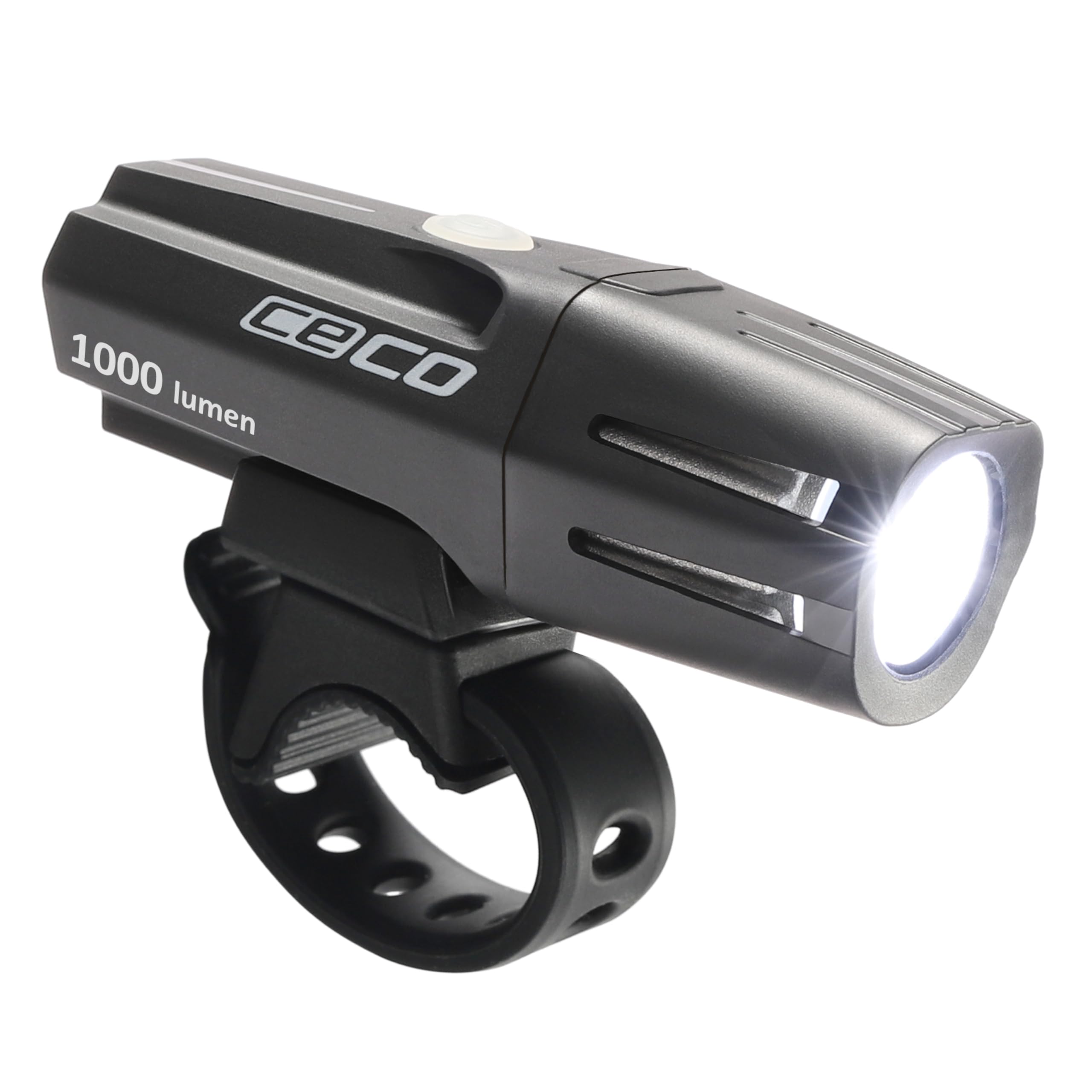 CECO Faro delantero de bicicleta de 1000 lúmenes serie F 2.0 superbrillante, IP67 impermeable, resistente a los impactos FL-1, recargable por USB, ideal para viajeros, ciclistas de carretera