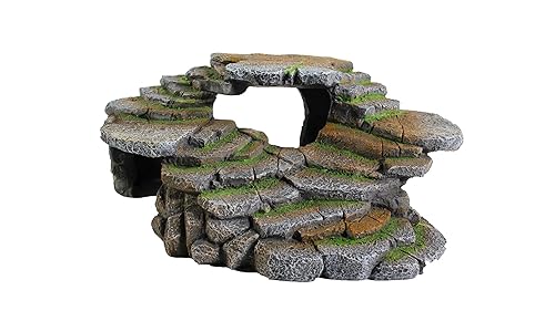 PENN-PLAX (REP183) Reptology Shale Scape Step Ledge & Cave Hideout