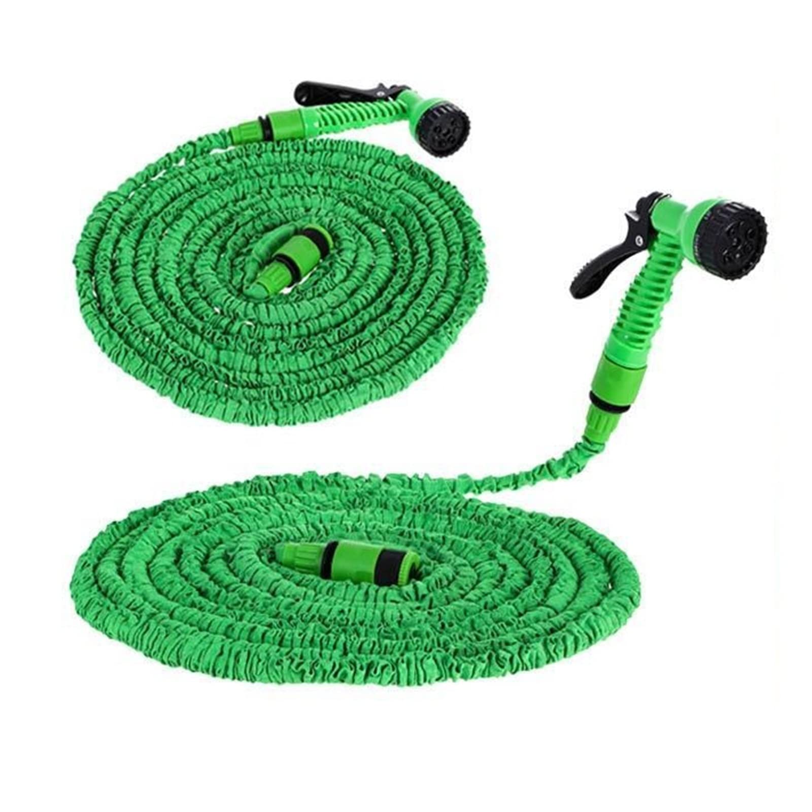Manguera de jardín, manguera de riego extensible, manguera mágica, rociador de pistola de agua for limpieza de coches, suministros de jardín al aire libre(200FT)
