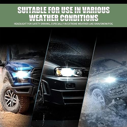 Miniatura 3 de QODOLSI 2 PCS Car Halogen Bulb, 9012 12V 55W Super Bright High Temperature Resistant Shockproof High Low Beam, Replacement 360 Lighting Accessories,