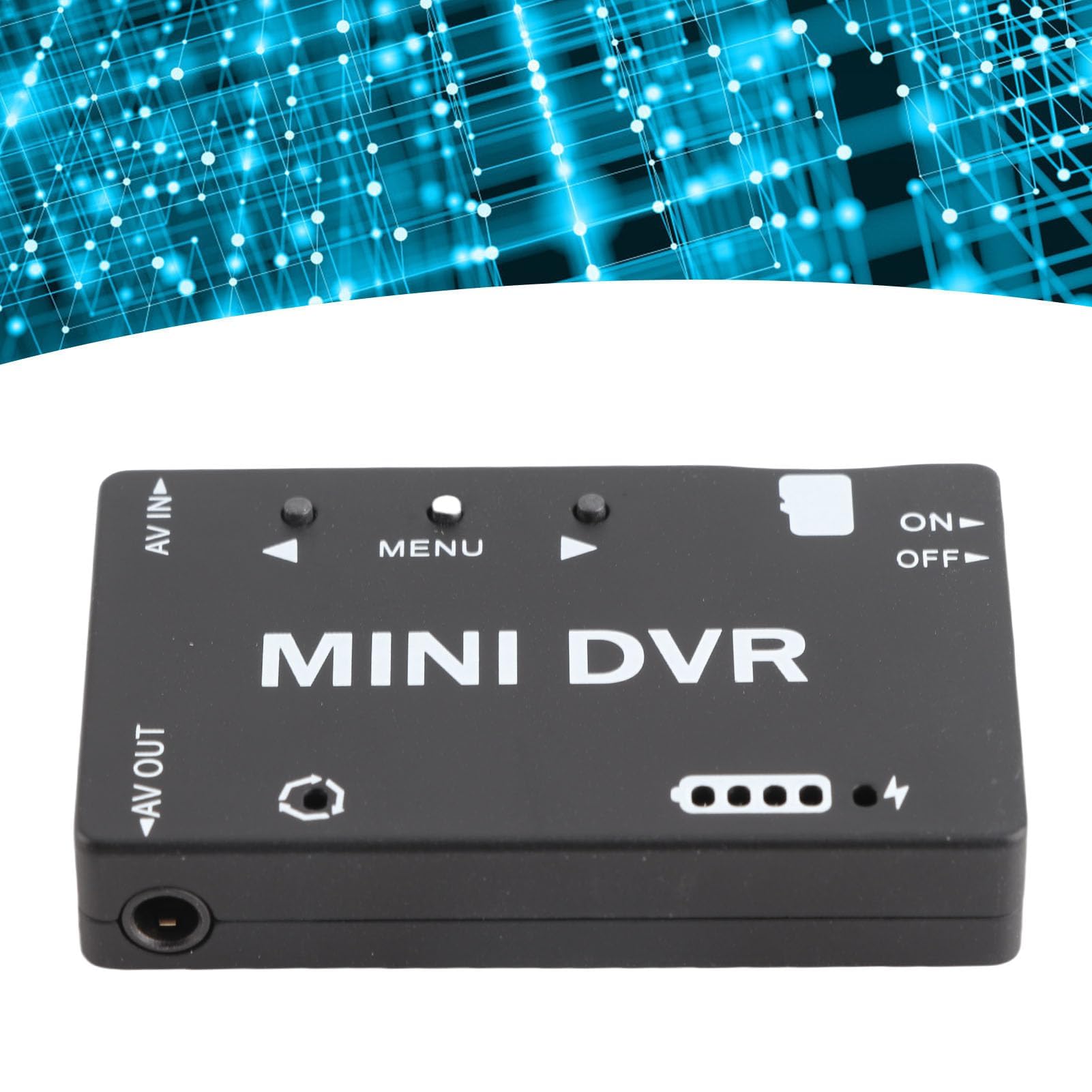 Keenso Mini-FPV-DVR-Modul, NTSC PAL Umschaltbar, Eingebauter Akku, Video-Audio-FPV-Recorder für RC-Modelle