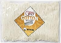 Vista 1 de 100 mechas de algodón para Diya hechas a mano largas de algodón para Puja Pooja Jyot Batti para lámpara de aceite, diyas para Diwali, Deepawali