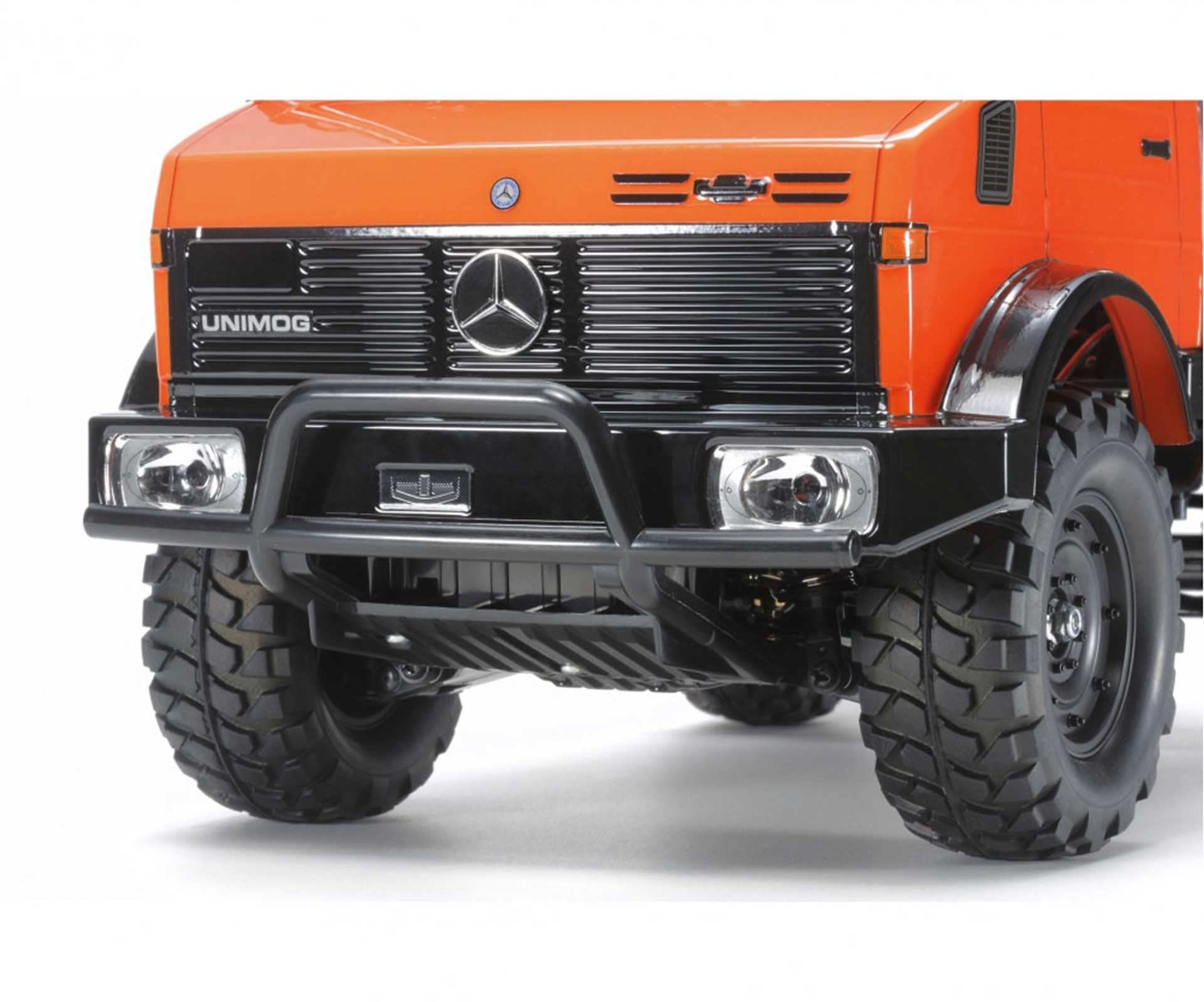 Tamiya Mercedes-Benz Unimog 425 Truck Cc-01, Orange, 58609-600