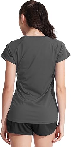 Miniatura 3 de CADMUS Camisetas de Entrenamiento para Mujer para Correr Yoga Camisetas de Secado Rápido Paquete de 3