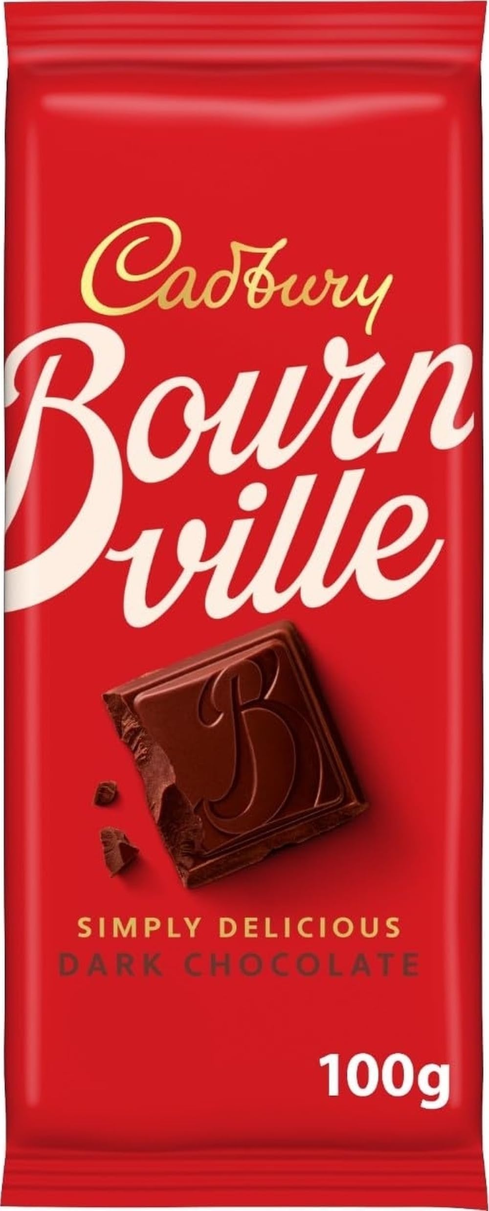 Cadbury Bournville Dark Chocolate Bar, 100 g (Pack of 1)