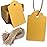 PH PERKHOMY 180 Pcs Gold Paper Gift Tags with String, Blank Price Tags for Gifts Crafts Wedding Christmas, Gold