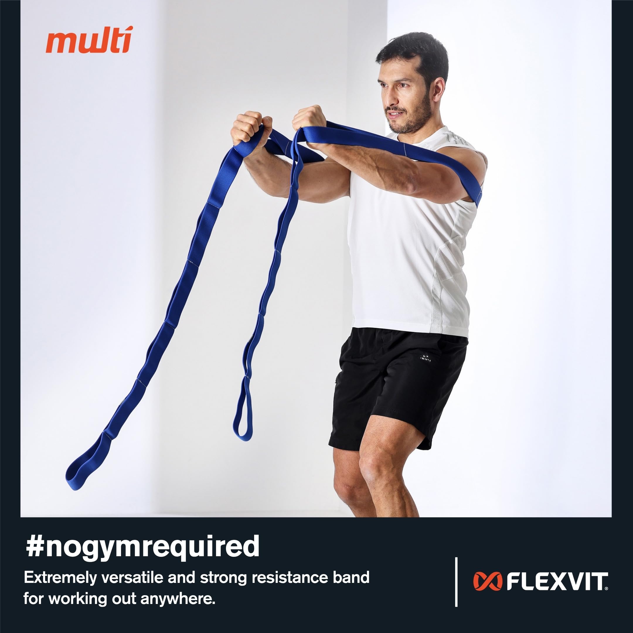 FLEXVIT Multi Power - Widerstandsband mit Schlaufen, 4 sterktes