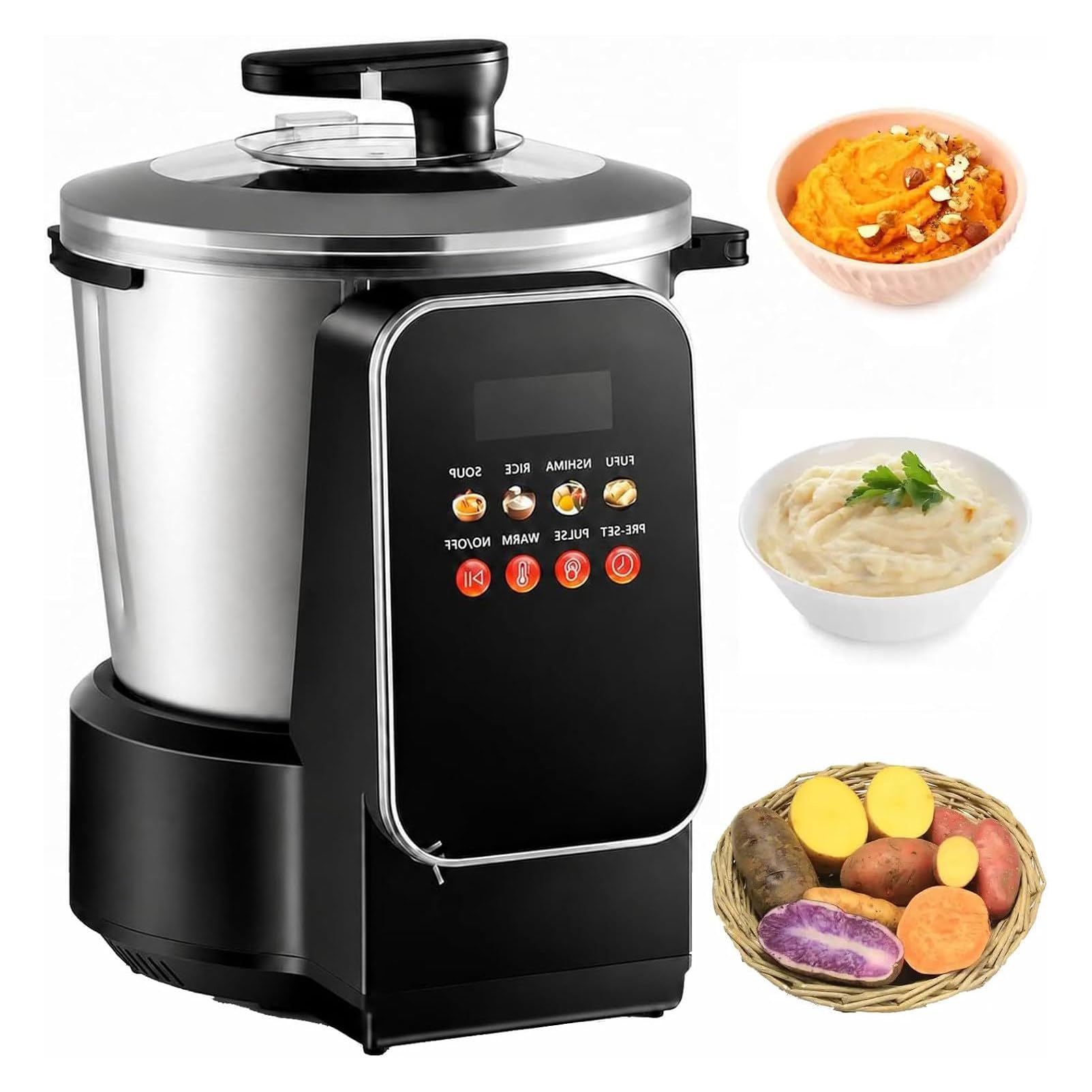 Robot culinaire automatique de 8L pour pâtes alimentaires(type«swallow»)