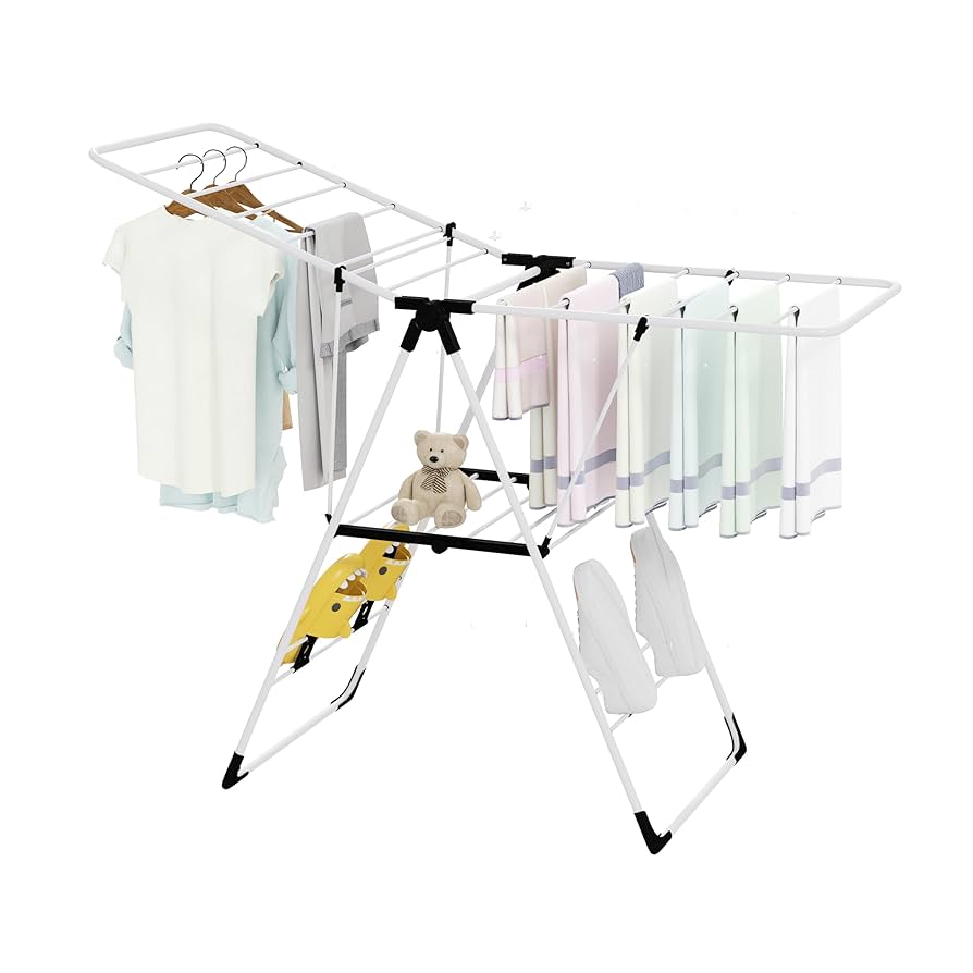 Amazon.com: Tangkula Clothes Drying Rack, Collapsible