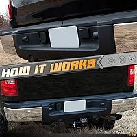 Vista 3 de HERCOO Luces de matrícula, lente de lámpara, carcasa negra, compatible con Silverado Sierra Avalanche Suburban Escalade Yukon Step Bumper Truck