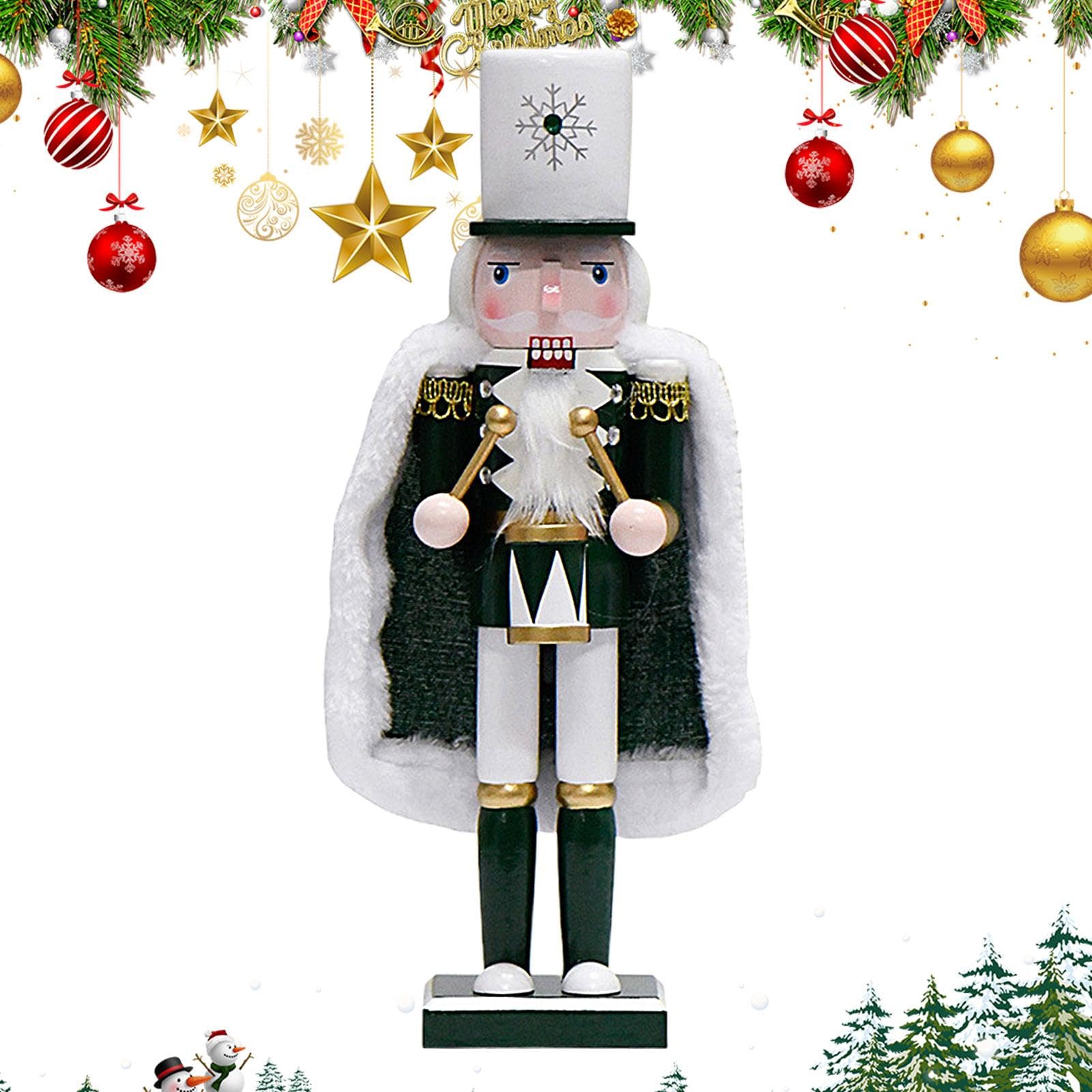 Décoration casse-noisette Roi de 30cm pour illuminer votre table de Noël