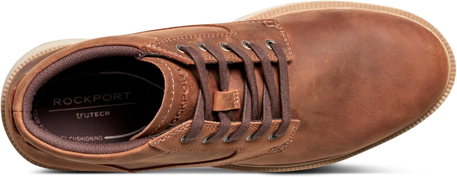 Rockport Men's Seamus Waterproof Chukka Boots - Image 4