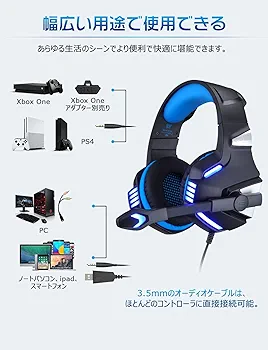 プレステ4専用 FPSセット Amazon | Wintory 【令和 モデル】 ゲーミングヘッドセット ps4