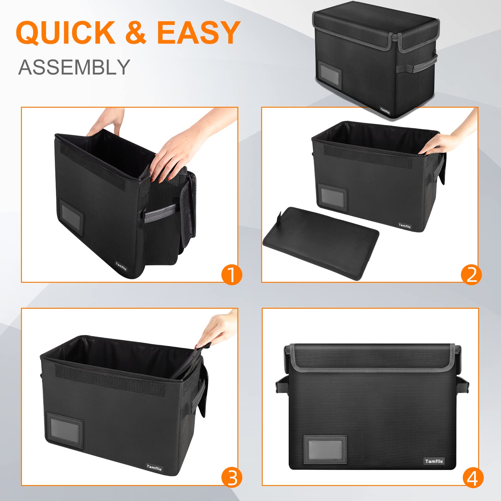 Fireproof Comic Books Storage, Comic Book Storage Box 15.5" X 7.5" X 11