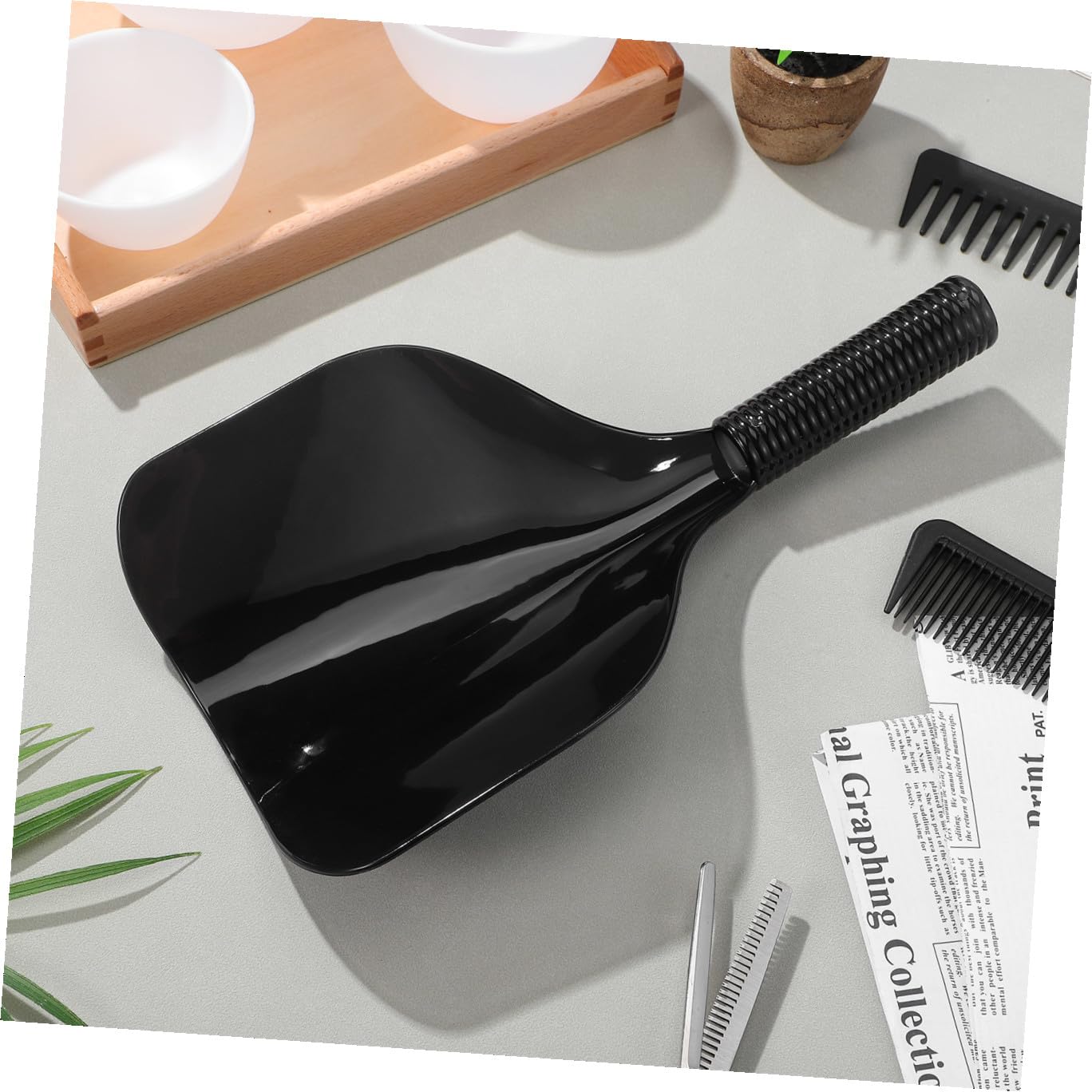 MAGICLULU 3st Haarmaske Make-up-spray Haarschutz Friseurschutz Haarschnitt Haarstyling-gerät Markieren Friseurwerkzeuge Friseurbedarf Schwarzes Haarspray Salon Friseur Haar Styling Plastik