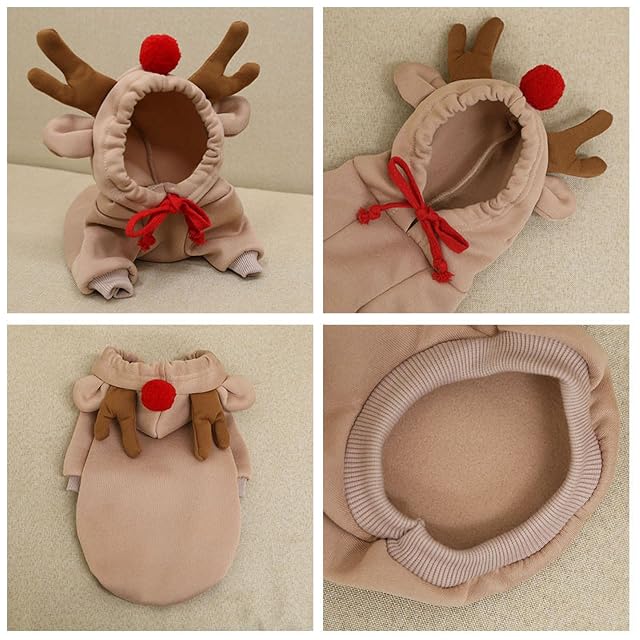 Foto 3 de 4 de Maruomiki Warm Dog Winter Clothes - Abrigo con Capucha para Perro, Color