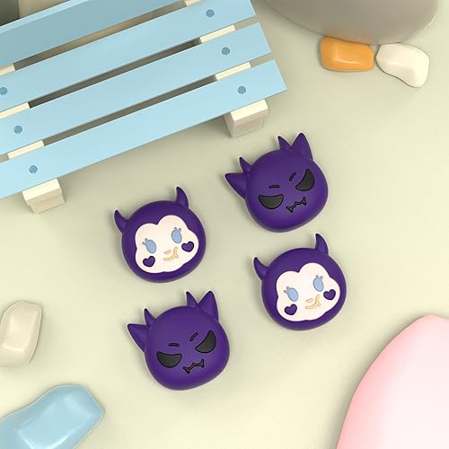 Vista 43 de PlayVital Halloween Joystick Caps for Nintendo Switch, Thumbstick Grips for Switch Lite, Analog Cover for OLED Joycon Thumb Grip Caps - Spooky Ghost