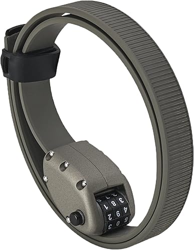 OTTOLOCK HEXBAND Cerradura de Cincha - Candado Ligero Antirrobo de Combinación para Bicicleta, Compacto, Extra Resistente, Accesorios de Bicicleta,