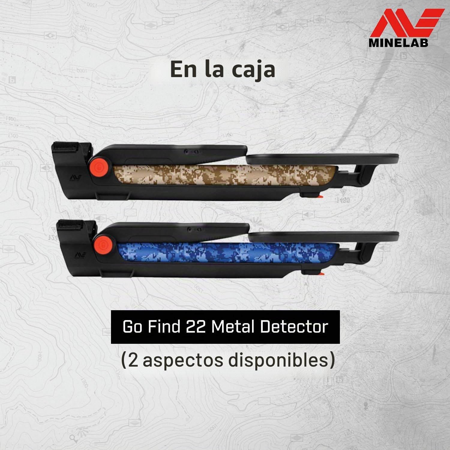 Minelab Go-Find - Detector de Metales Ultraligero de Alta Potencia para Adultos con Bobina Impermeable de 10 Pulgadas (Go-Find 22)