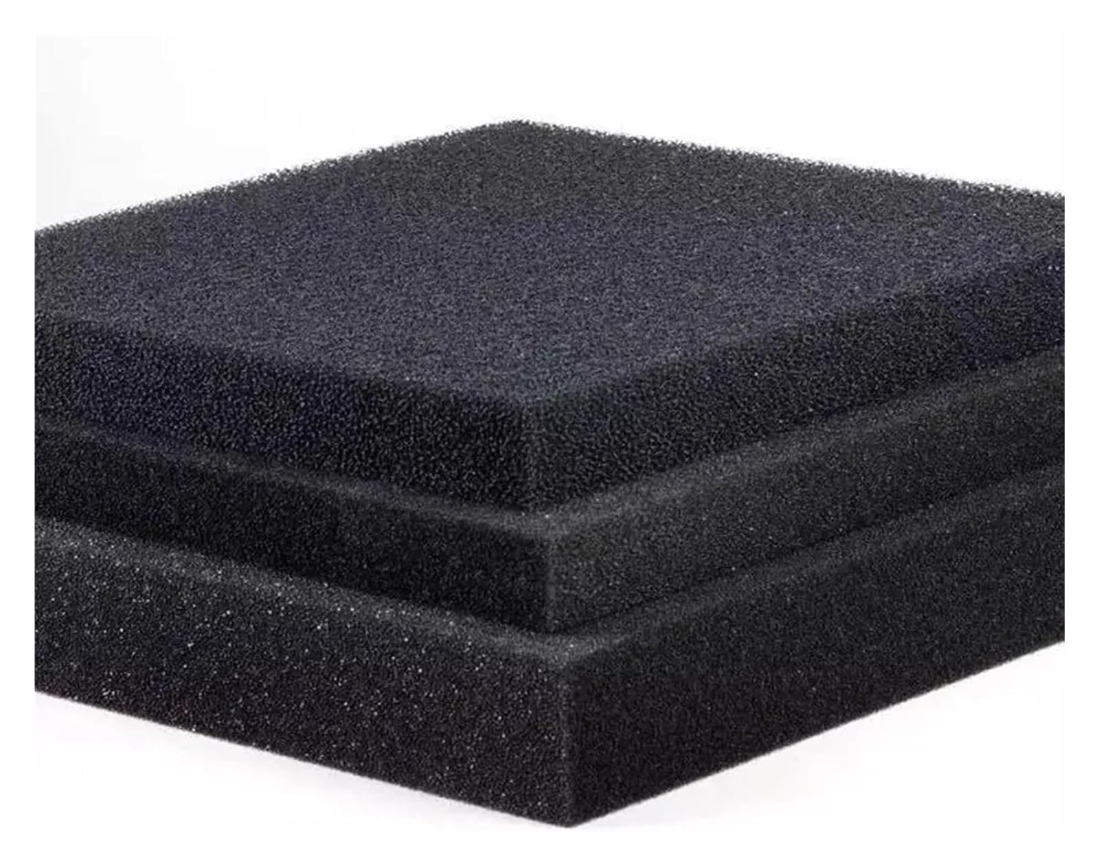 Tampone filtrante in cotone rium | Dimensioni multiple nere: purificazione dell'acqua dell'acquario(15 Ppi,100x50x4cm)