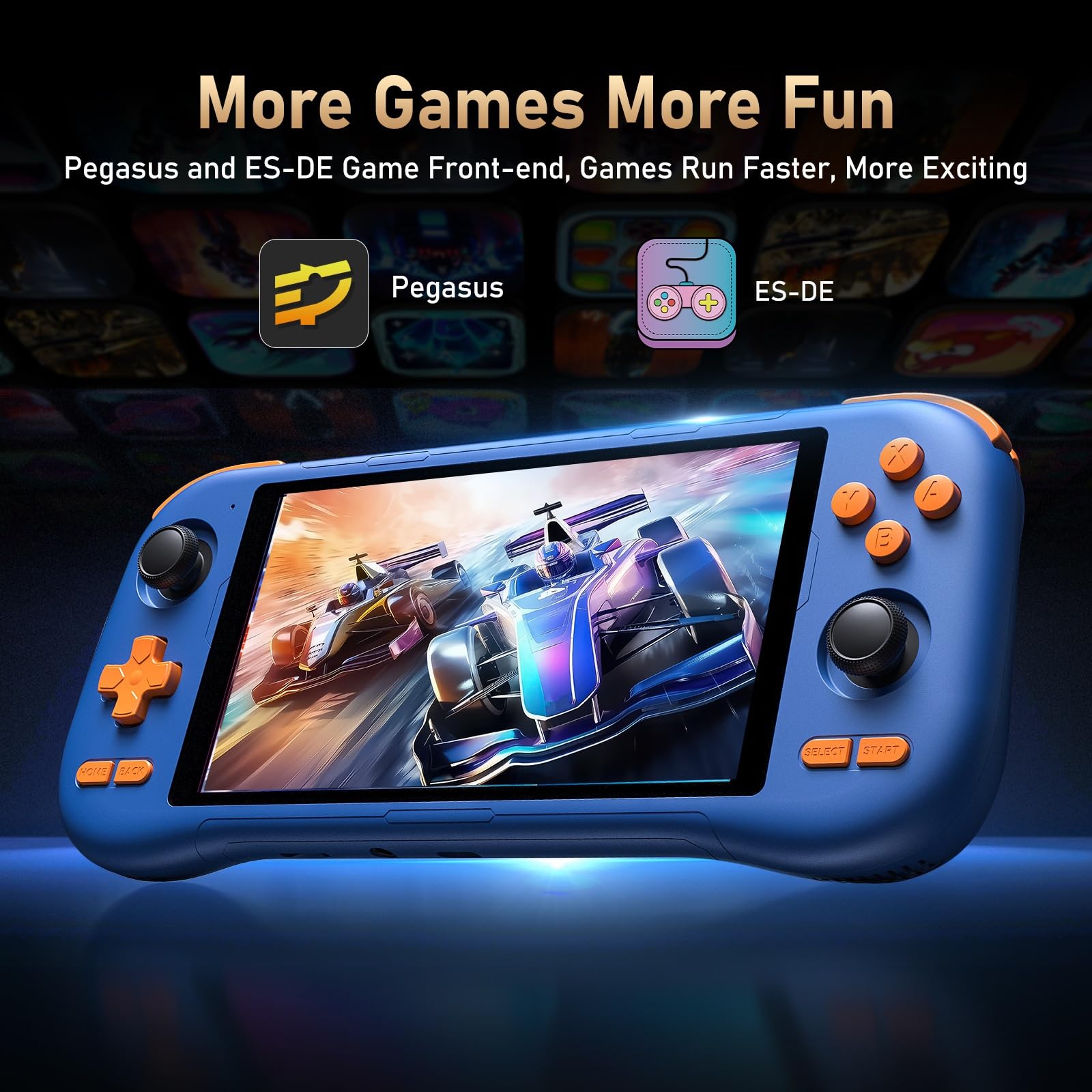 Nueva consola de juegos portátil K56 Android, ISP de código abierto, pantalla grande HD, Joystick Dual PSP Arcade, mando de juegos Retro N64