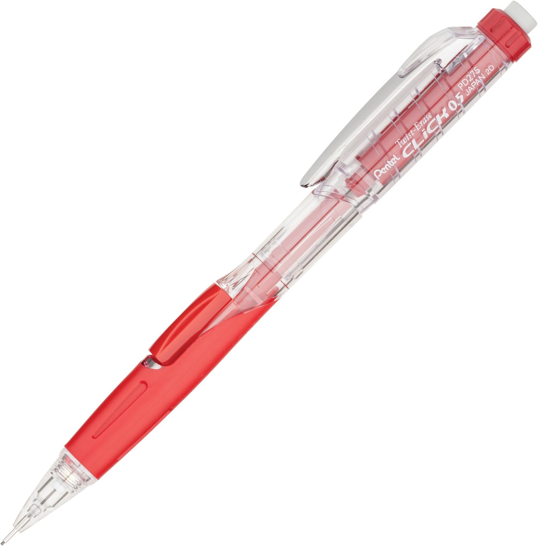 Twist-Erase Click 0.5 mm Mechanical Pencil, Red