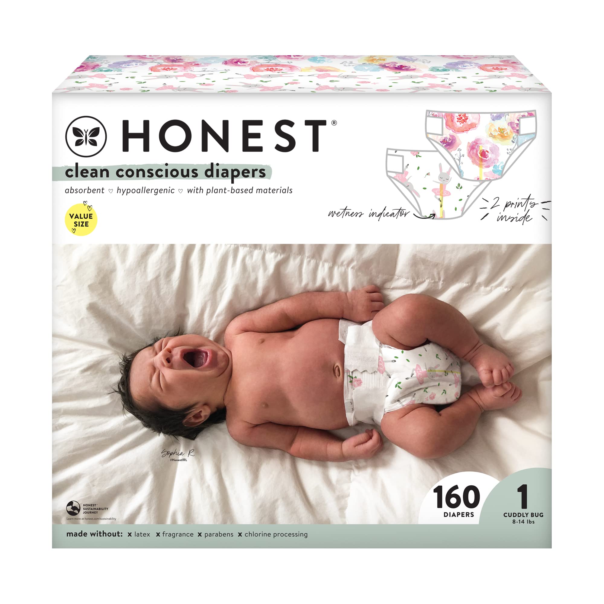 Amazon.com: The Honest Company Clean Conscious Diapers ...