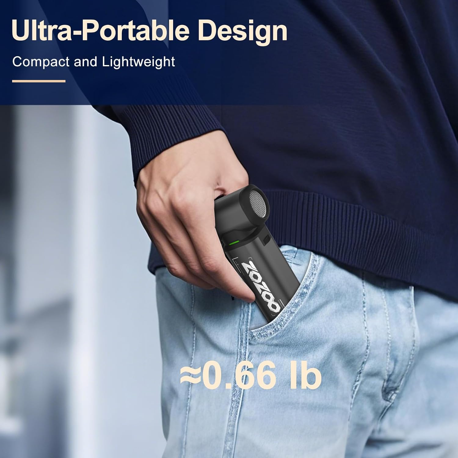 Compressed Air Duster, 180000RPM Powerful Cordless Electric Air Duster with Brushless Motor and LED Light, Rechargeable Stepless Speed Regulation Dust Blower for PC, Keyboard, House, Car and Outdoor - Image 7