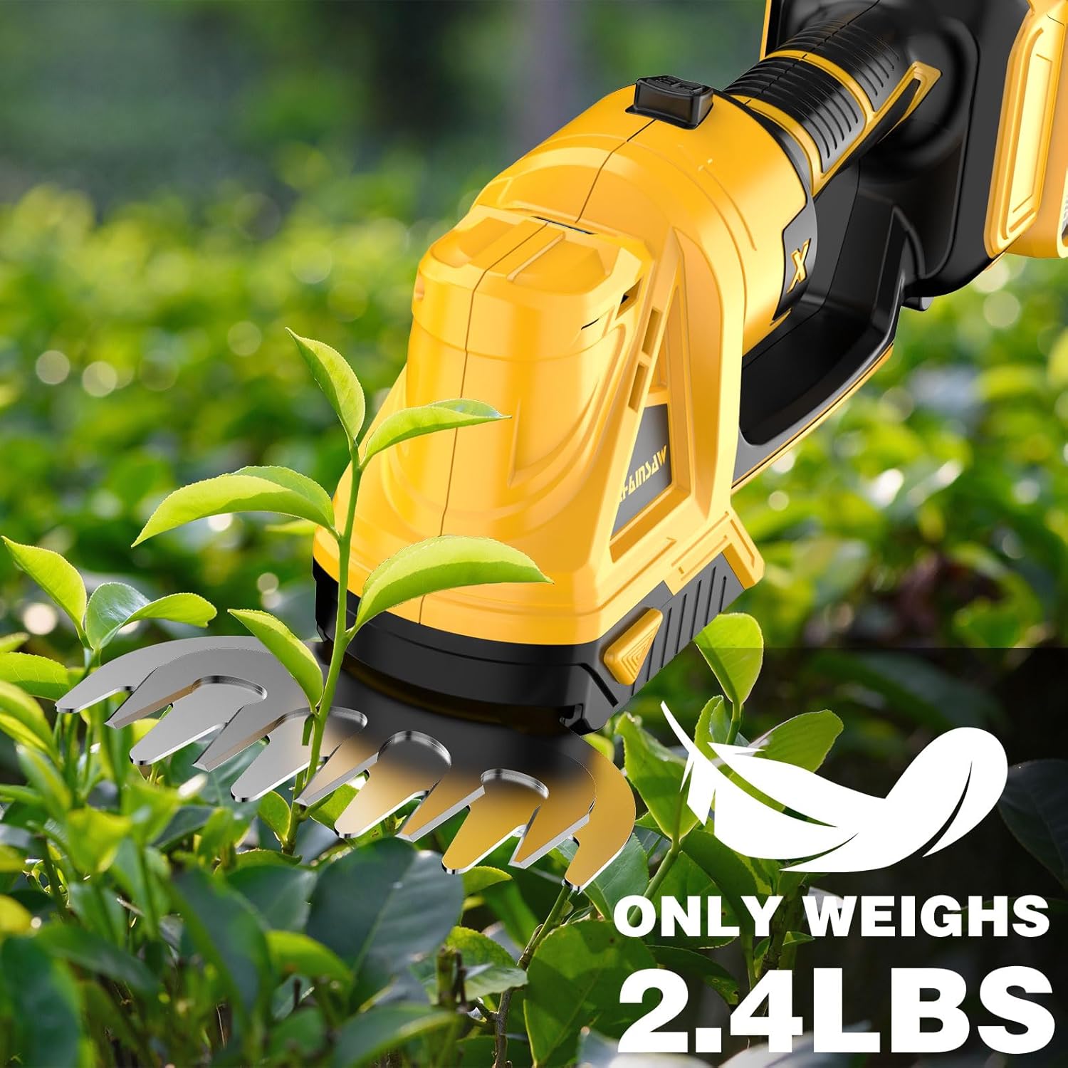 Cordless Hedge Trimmer for DEWALT 20V MAX Battery (No Battery) - Electric Hedge Trimmer Cordless Grass Trimmer, Bush Trimmer & Grass Shears for Yard