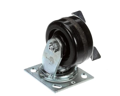 Miniatura 3 de Randell Rueda HD CST201 con freno, 5.5" O/A, rueda de 4"