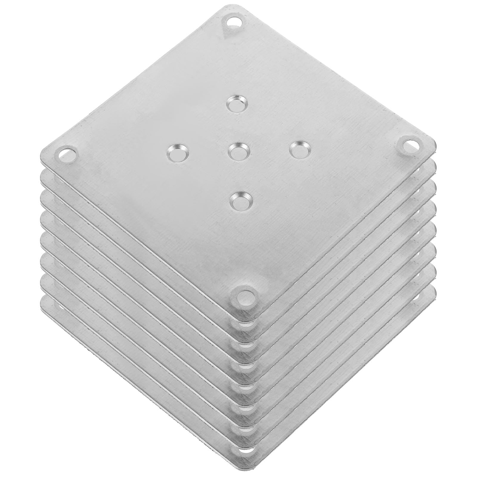 Fixation pied de canapé instable résolue avec les plaques en métal épais 1.5mm FUOYLOO x8