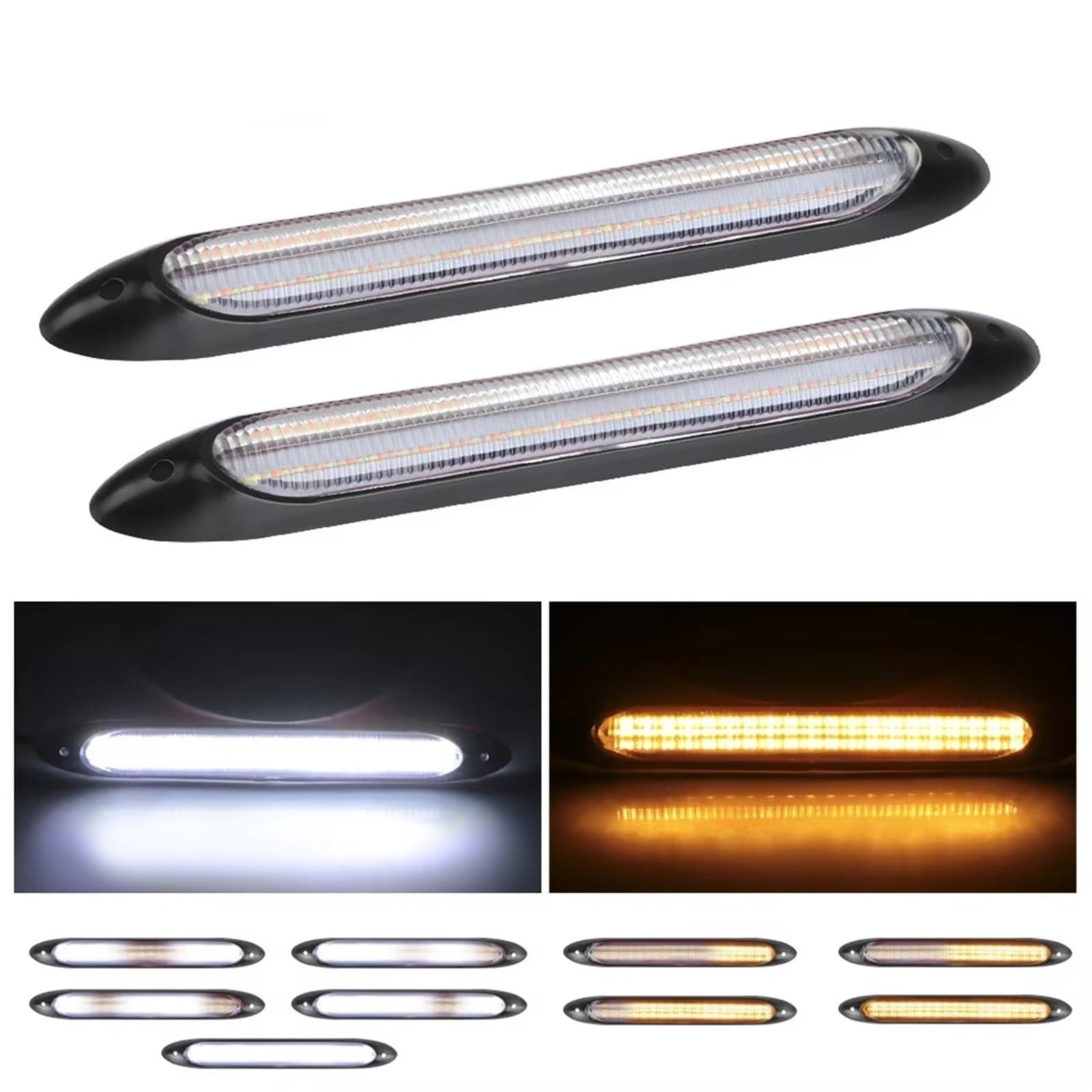 Faros Universal 12V Coche LED DRL