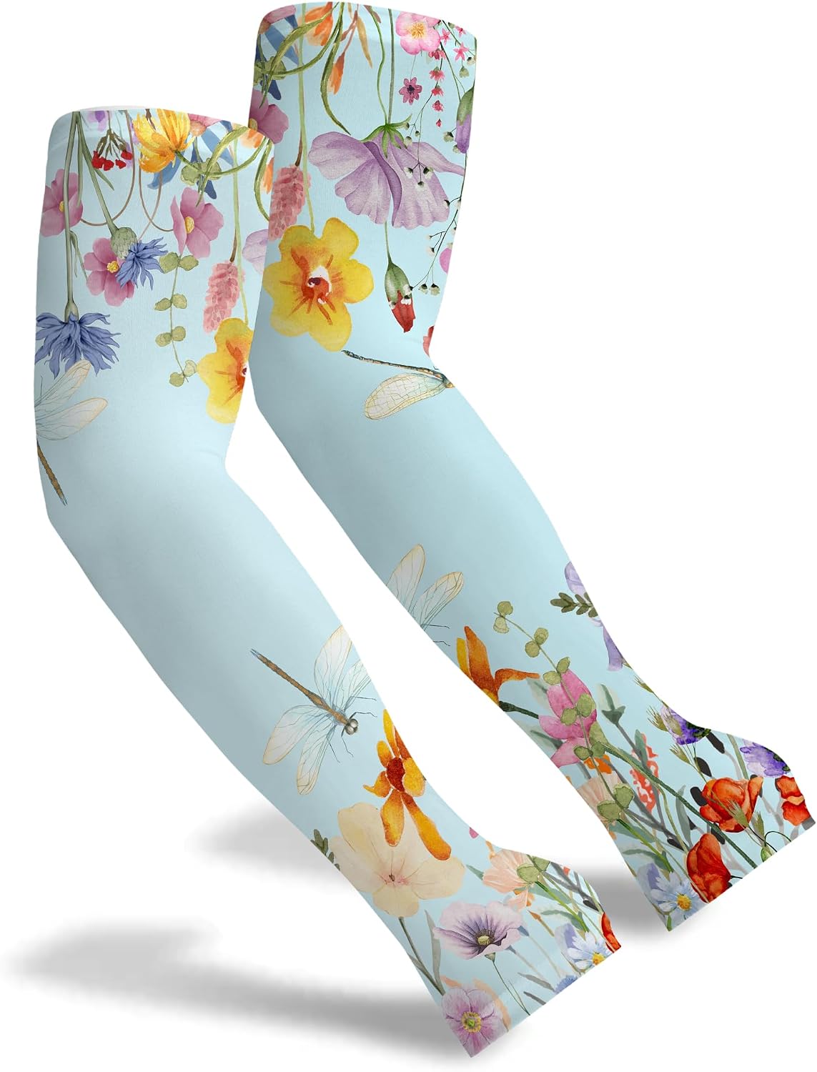 FISHEAL Sun Protection Gardening Sleeves - Women Men UV UPF 50+ Cooling Arm Sleeves with Thumbholes Farming Fishing Outdoors